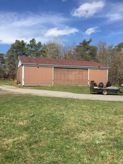 Inside & outside storage for rent. Includes driveshed 40 feet by 100 feet. Small garage. Small Offic...