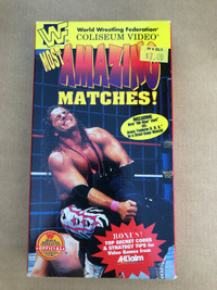 Wrestling VHS Video - WWF Most Amazing Matches