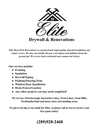 Elite Drywall & Renovations