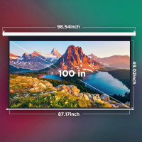 100 Inch Projector Screen