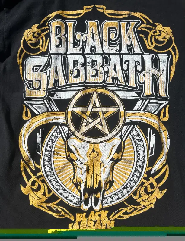 Single Stitched Black Sabbath T Shirt Sz M in Men's in Windsor Region - Image 3