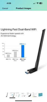 TP AC1300 Wifi Adapter