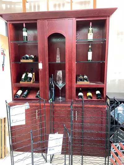 Custom Oak Bar display for sale, View more