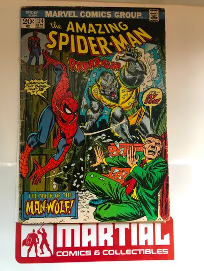 1st Man-Wolf in Amazing Spider-man #124 comic $65 OBO, View more