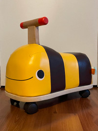 B Toys Wooden Bee Ride-On Toy