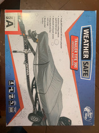 New 14’ to 16’ long x 75” beam travel boat cover