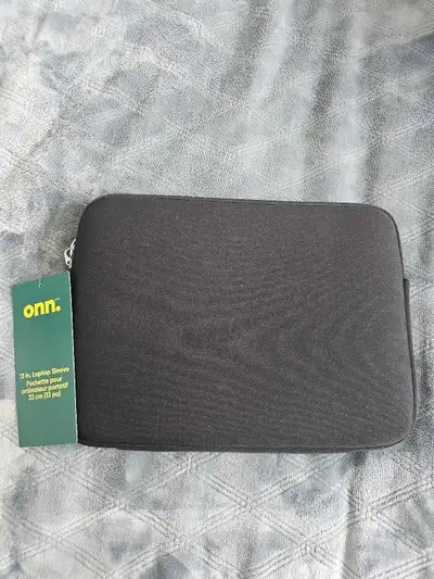onn. 13" Protective Laptop Sleeve, Black, View more
