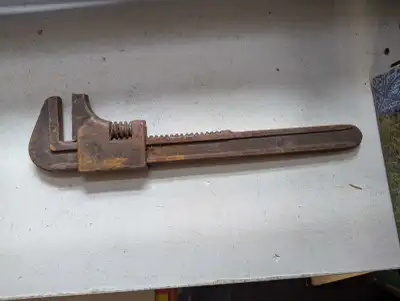 vintage pipe wrench, View more