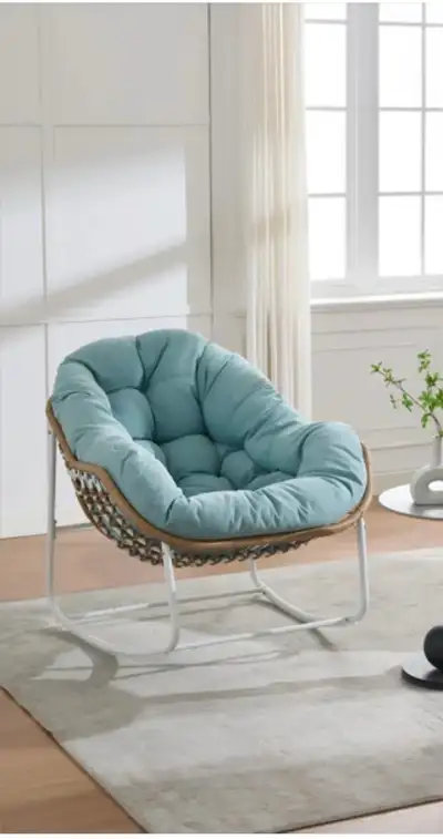 Brand new and just assembled Cini Wicker Outdoor Chair, View more