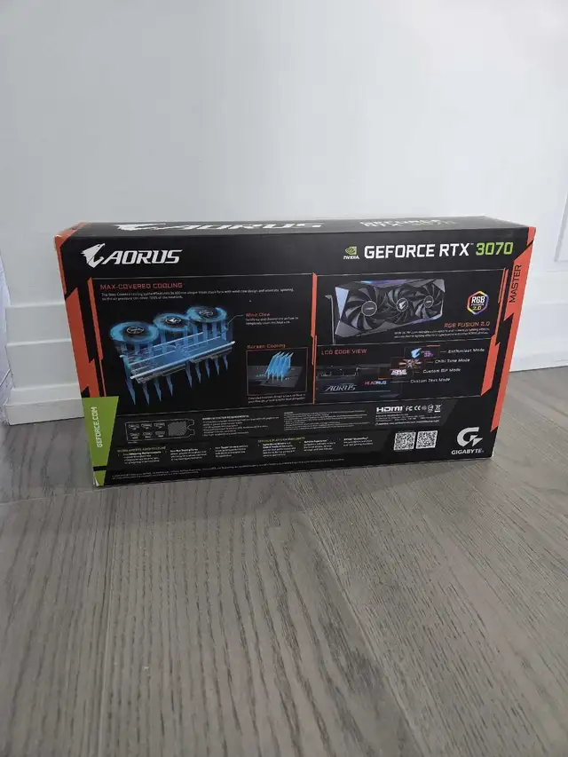Gigabyte Aorus RTX 3070 Master 8GB Rev 1.1 in System Components in City of Toronto - Image 3