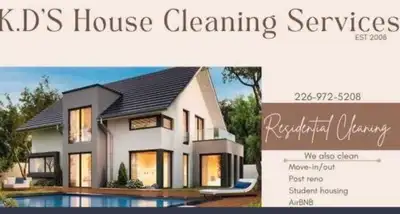Offering top-notch residential cleaning services to keep your home sparkling, whether it's a move-in...