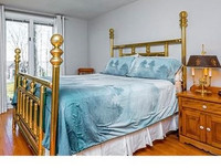 BRASS BED-QUEEN SIZED with FRAME
