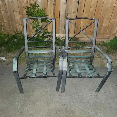 Metal patio chairs, View more