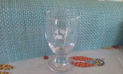 Skyline Hotel glass with logo, View more