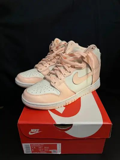 Nike Dunk High Sail Crimson Tint 7.5, View more