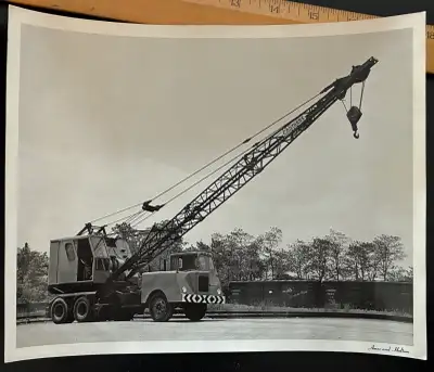 $12 pair Vintage MCM Toronto photographs cranes construction, View more