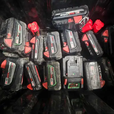 Buying dead Milwaukee batteries, View more