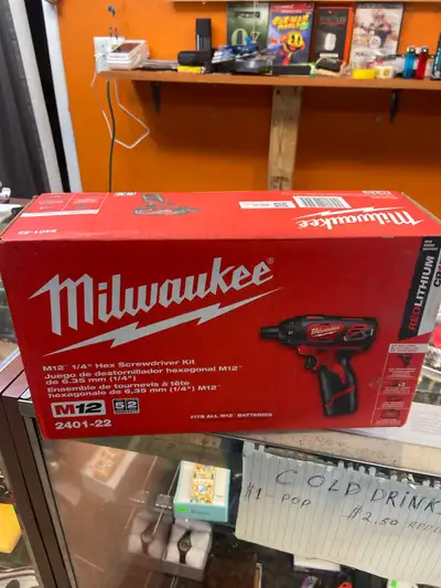 Milwaukee M12 Screwdriver Kit, View more