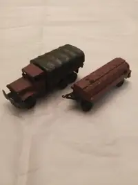 Ho scale model train military truck