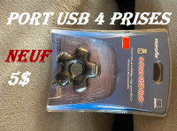 Port USB 4 prises