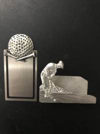 “NS Seagull Pewter” Golf Bookmark & Business Card Holder