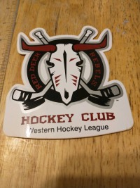 WHL Red Deer Rebels sticker, year unknown