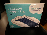 Inflatable Hiccapop deluxe toddler travel bed / Lit gonflable