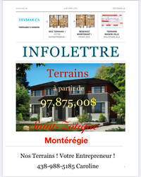 TERRAINS MAISON-VILLE