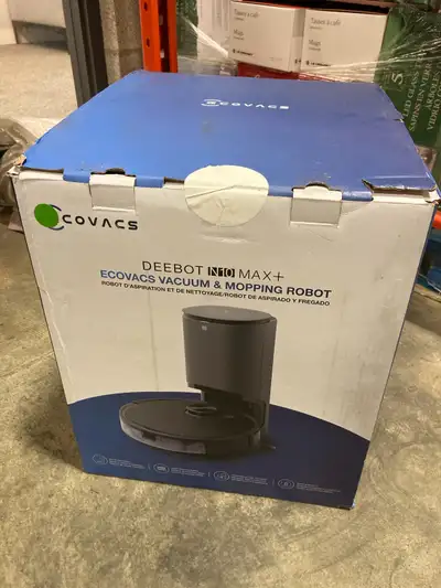 ECOVACS DEEBOT N10 Max + Robot Vacuum & Mop Combo with Auto-Empty Station For sale: ECOVACS DEEBOT N...