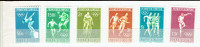 LUXEMBOURG. Set de 6 timbres "Promotion Olympique de 1968".