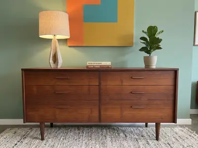 Stunning Teak 6 Drawer MCM Dresser, View more