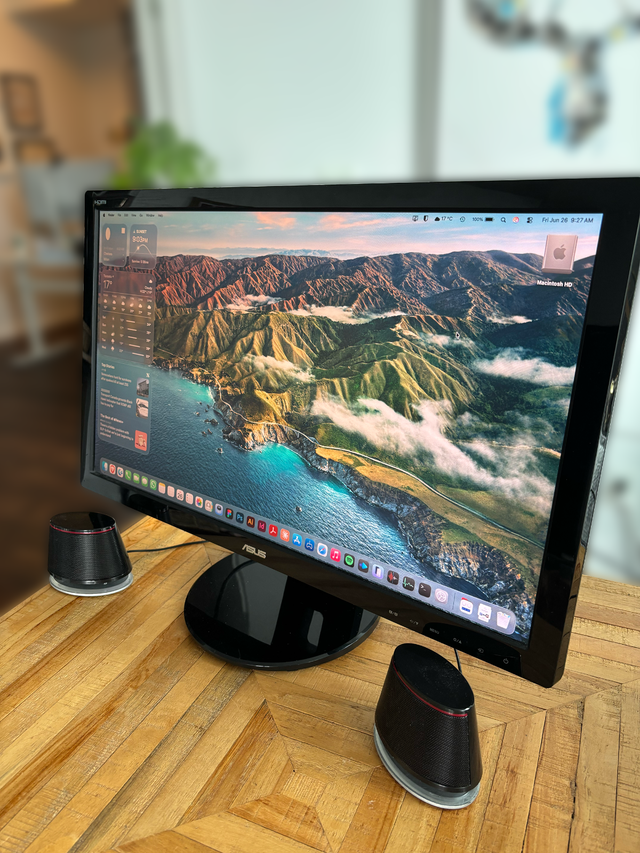 ASUS VE247H 23.6" Full HD Monitor + Sanyun SW102 Speakers in Monitors in City of Toronto - Image 3