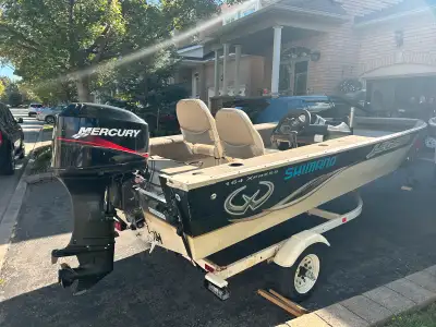 Firm on Price!!! Great shape for the year 2004 Legend 164 Xpress 2004 Mercury 40hp 2 stroke. No dent...