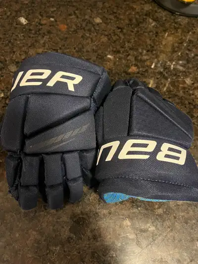 Bauer 9” hockey gloves, View more