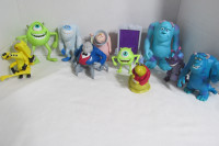 DISNEY MONSTERS MONSTRES INC LOT 11 jouets FIGURINES