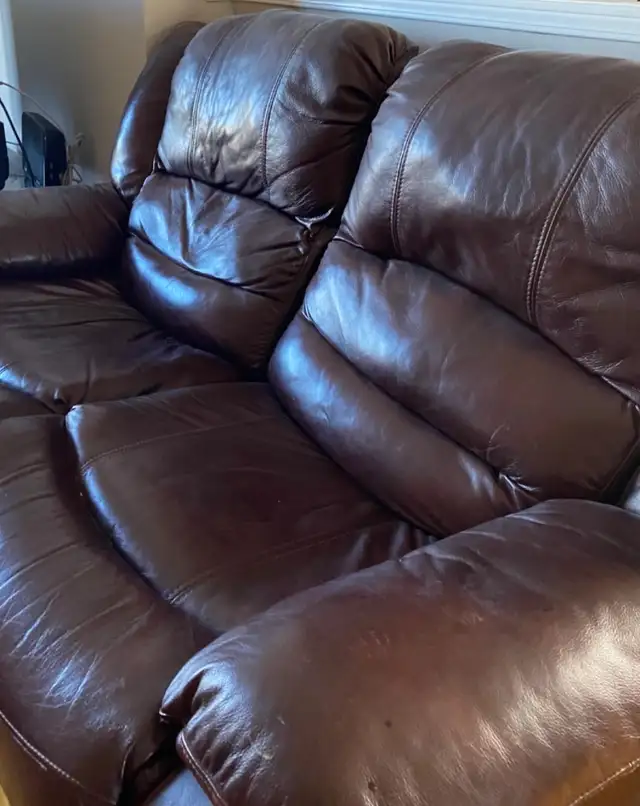Brown Leather Recliner Sofa63735878063489122