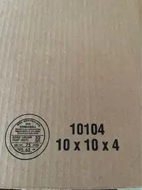 Packaging box 10 x10 x4
