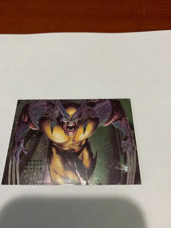 WOLVERINE 1994 Fleer Flair Marvel POWER BLAST FOIL #8 OF 18 NM in Arts & Collectibles in Longueuil / South Shore - Image 5