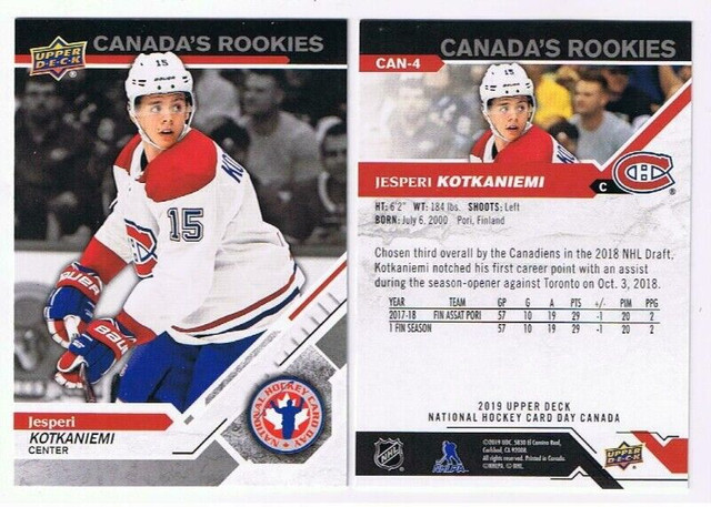 NATIONAL HOCKEY CARD DAY … CANADA … 2019 … PACK ... PETTERSSON ? in Arts & Collectibles in City of Halifax - Image 3