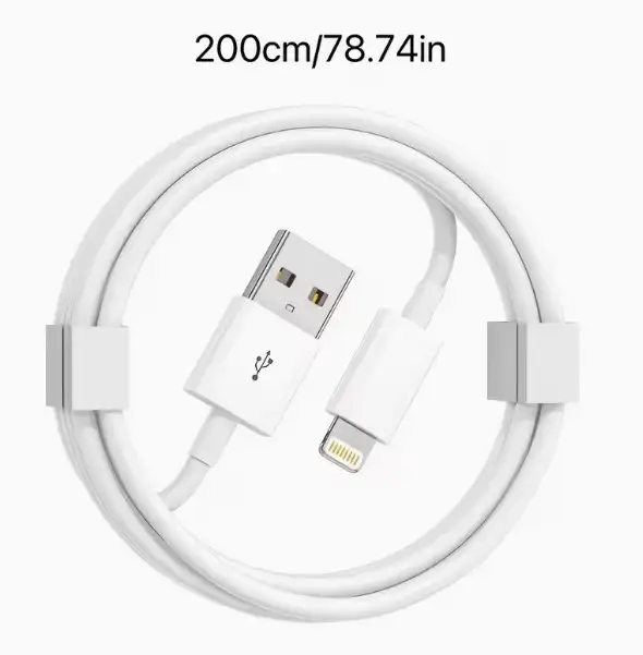 2M 6.6FT Lightning to USB Data / Fast Charging Cables in Cell Phone Accessories in Markham / York Region - Image 2