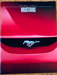 MUSTANG AUTO BROCHURE FOR SALE