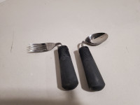 Adaptive Bendable Fork and Spoon, for limited finger dexterity