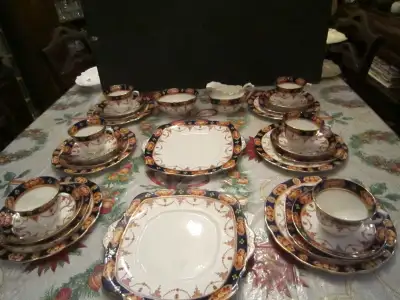 Royal Albert IMARI fine bone CROWN china, View more