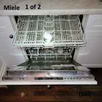 Dishwasher - Miele, Stainless Steel, Top Control for Paneling