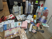 Hair & Skincare Products + Skincare, Makeup & Perfume Samples