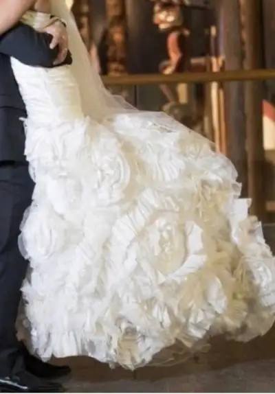 Maryam Designer Wedding Dress, Size 6, View more
