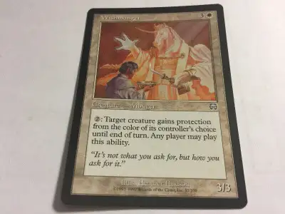 1999 WISHMONGER #57 Magic The Gathering Mercadian Masques UNPLYD, View more