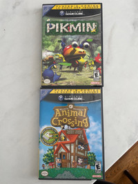 Pikmin and Animal Crossing Nintendo Gamecube