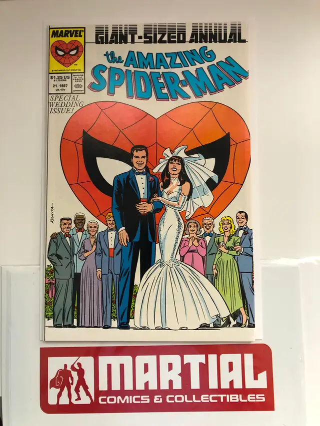 Peter Mary Jane Wedding Amazing Spider-man Annual #21 comic $55