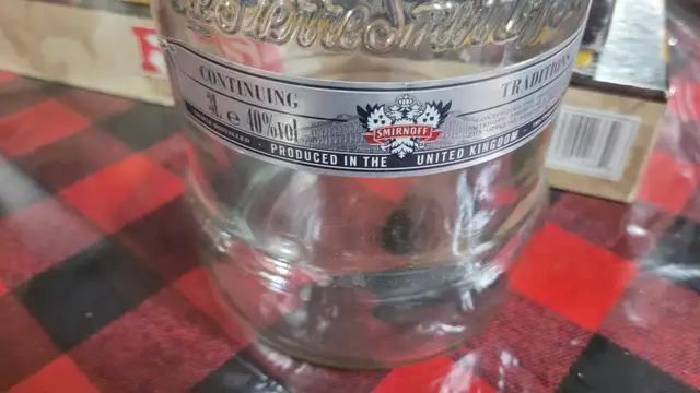 RARE RED LABLE BOTTLE WITH CAP in Other in St. John's - Image 6